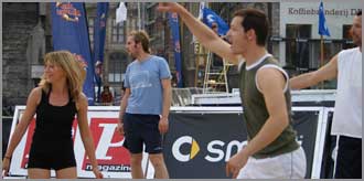 Beachvolleybal in Gent Benefiettornooi