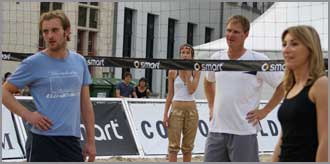 Beachvolleybal in Gent Benefiettornooi 